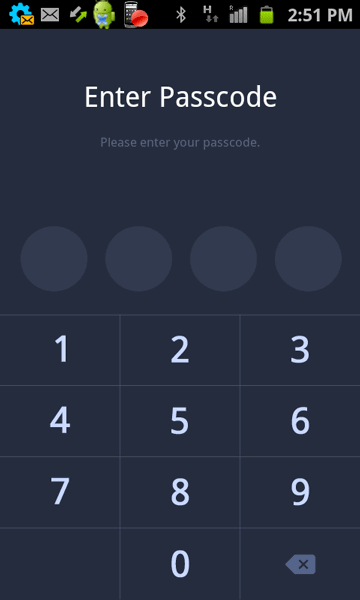 You will have to enter Passcode every time Line starts
