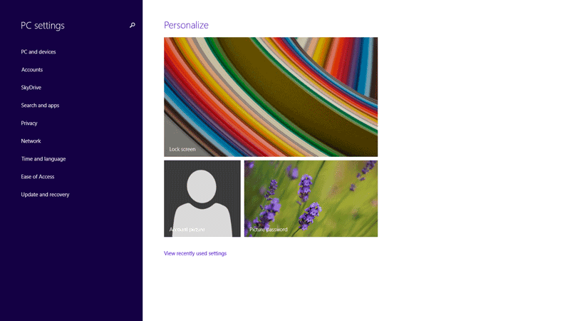 PC settings in Windows 8.1 to enter BIOS PC settings in Windows 8.1 to enter BIOS