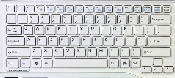 Sample keyboard