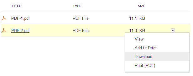 Options such as Download files contained in RAR archive inside Google Docs